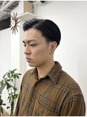 メンズカット オールバック フェードカット サイドパート