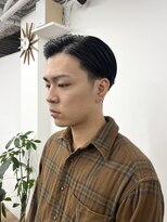 ピープスアンドスー 表参道 渋谷(Peeps&Suu.) メンズカット オールバック フェードカット サイドパート