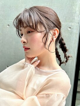 アース 福岡新宮店(HAIR&MAKE EARTH) 髪質改善カラー＋お呼ばれアレンジ