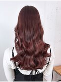 美髪くびレイヤーベビーピンクニュアンスカラー_ba501312