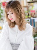 羽のような外国人風ふんわりフェザーウェーブc5戸頭20代30代40代