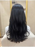 透けるような暗髪で作る透明感カラー♪