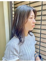 ナック ウメダ(knack UMEDA) レイヤーカット×ブルージュカラー　◎20代30代40代