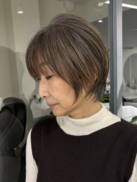 GBG 自由が丘 自由が丘ブリーチリタッチカラー白髪ぼかしハイライト白髪染め