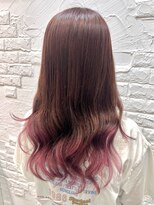 ウーロス(uros.)&nbsp;【SENA】ピンクグラデーション ピンクブラウン デザインカラー