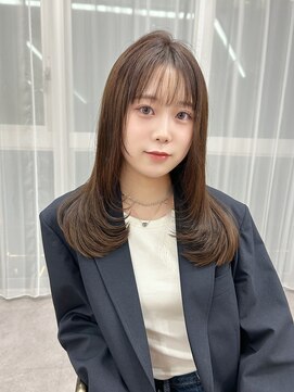 リッカ(LICCA) 赤み消しオリーブベージュ/レイヤーカット