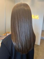 ヒース 姪浜(Heath)&nbsp;ブラウンベージュ　髪質改善ストレート　艶髪　艶トリートメント