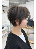 似合わせカット/ショートボブ/小顔ヘア/メルティカラー/くせ毛