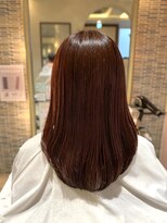 トリコ 梅田茶屋町店(trico)&nbsp;艶髪☆イルミナカラー×赤みカラー