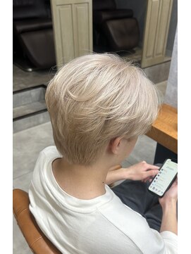 シエル 立川店(CIEL) CEL立川×木村優作ホワイトブロンドマッシュ