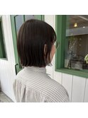 切りっぱなしボブ♪