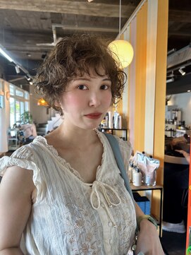 ファンファンバイルー 岐阜(fan fun by Rooo) 岐阜パーマボブパーマミディアムパーマレイヤーパーマ