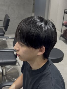 テクト バイアッシュ 吉祥寺店(Tect by Ash) メンズシースルーラウンドマッシュウルフツーブロック刈り上げ