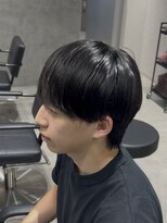 テクト バイアッシュ 吉祥寺店(Tect by Ash) メンズシースルーラウンドマッシュウルフツーブロック刈り上げ