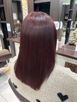 クリック 鎌取店 深みボルドーカラー