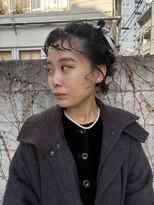 フェンヘアーアイス 中目黒(Fen.hair ici)&nbsp;お呼ばれツインアレンジ♪リボン×お団子ヘアアレンジ