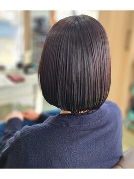 ヘアアトリエ ナイン(hair atelier nine) ヘッドスパ/バーガンディ/バズカット/ブルーブラウン/福島市