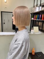 シェノン 表参道(CHAINON)&nbsp;表参道/着物ヘア/ダークアッシュ/ミディアムレイヤーカット/渋谷