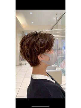 モードケイズエミュー(MODE K's eau) 30代40代大人可愛い丸みショートボブ似合わせ小顔カット摂津本山