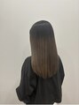 ダブルバイグリッター(W by GRITTERs) ブリーチを使った寒色のベージュグラデーション◎