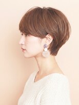 ロビー 表参道(ROBBY)&nbsp;分け目なしショートヘア/ショートヘア/30代/40代/50代/表参道