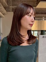 マッシュ チャヤマチ(MASHU chayamachi)&nbsp;柔らか透明感/ブリーチなし/オリーブブラウン/大阪梅田