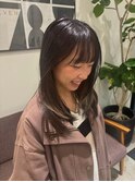 ミルクティーベージュ♪インナーカラー　10代20代30代