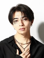 リップス 天神(LIPPS)&nbsp;こぼれ毛ツーブロック黒髪ナチュラルセンターパート