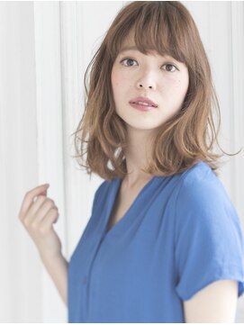 シャンプー ひろせ店(SHAMPOO) ラフな抜け感可愛ミディアムボブ