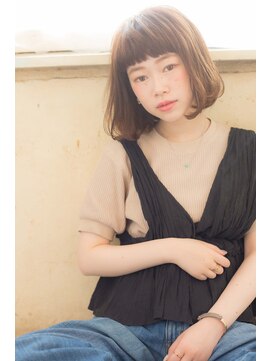 アドラーブル 万代店 (adorable) 束感フリンジボブ×フルバング