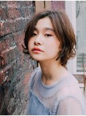 ナチュラルボブ♪簡単スタイリング☆大人かわいい
