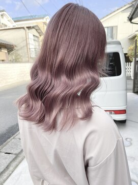 ラヴィキョート(Lavy kyoto) 隠し味にピンクの調合！？プラチナピンクグレー