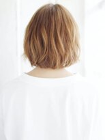 ヘアメイク ナル(hair make nalu) 透け感カラーのゆるミックスカールボブ