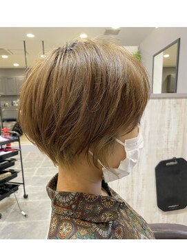 ノンダメージサロン ステラバイボヌール(Stella by Bonheur) 【stylist 片山】絶壁解消！3ヶ月もつ丸みショート