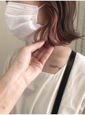 インナーカラー☆ピンクカラー