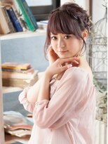 編み込みアップ