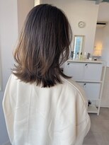 シロ 延岡店(SIRO)&nbsp;【艶髪♪透明感ミディアム髪質改善】宮崎延岡美容室SIROシロ