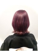 20代30代大人可愛い髪質改善カラー艶レッド透明感くびれボブ