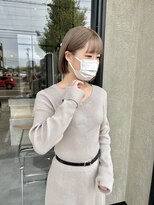 ムード カナザワ(mood kanazawa)&nbsp;グレージュ×ボブ