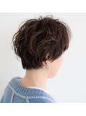 円錐パーマショート