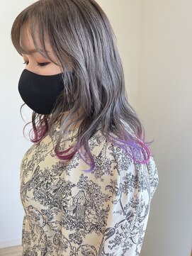 シイノ(Siino) ピンクとラベンダーのグラデカラー