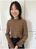guest snap　#センターパート#暗髪#透明感