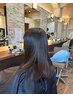 ★春限定クーポン★【カット＋ツヤ髪カラー＋アロマスパ】　
