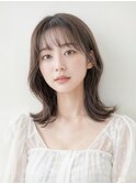 伸ばしかけも可愛くスッキリ!顔周りレイヤー