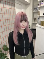 ペレ 渋谷(PELE)&nbsp;切りっぱなしボブ/エアリーロング/美髪/ピンクブラウン/渋谷