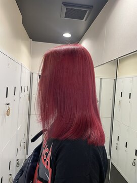 スタイル 茅ケ崎(STYLE) レッドカラー【ケアブリーチ】/ダブルカラー