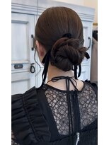 マッシュ(MASHU) ベロアリボンアレンジ◎20代30代40代