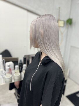 ジーニーホリエ(Geniee horie) Aesthetic- 129.style- ペールシルバー/髪質改善ver.