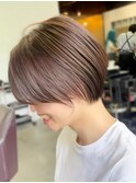 束感レイヤーショート/10代/20代/30代/40代/外苑前
