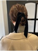 大人っぽゆるシニヨン